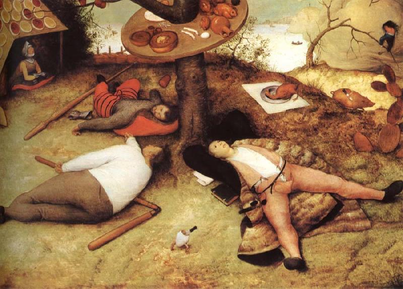 Pieter Bruegel Schlaraffenland Spain oil painting art